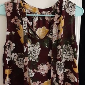 Floral ann taylor top